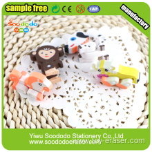 Animal fancy 2D Extruded eraser school use